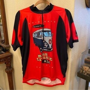 PRIMAL Men Colorado Bristol’s Mass Ale Brewing Cycling Jersey Size Large